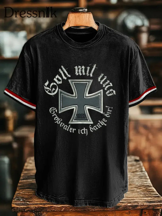 Herren Ich Bin Stolz Auf Dich Kurzarm T-Shirt Schwarz / S