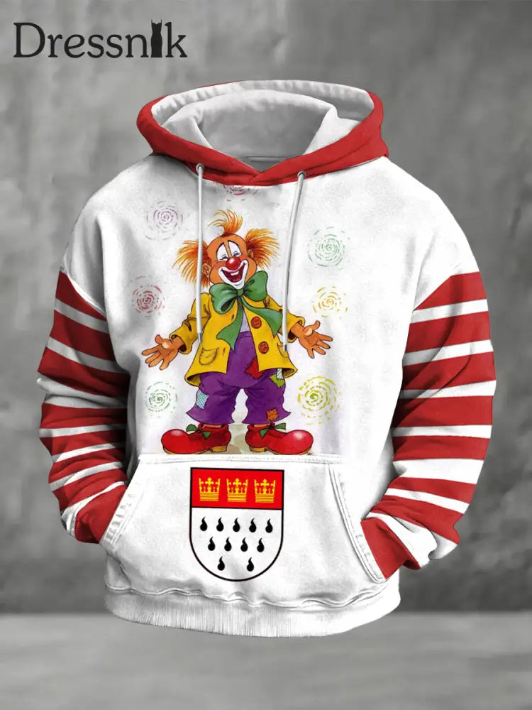 Herren Kölner Karneval Übergroßer Hoodie als bild / S