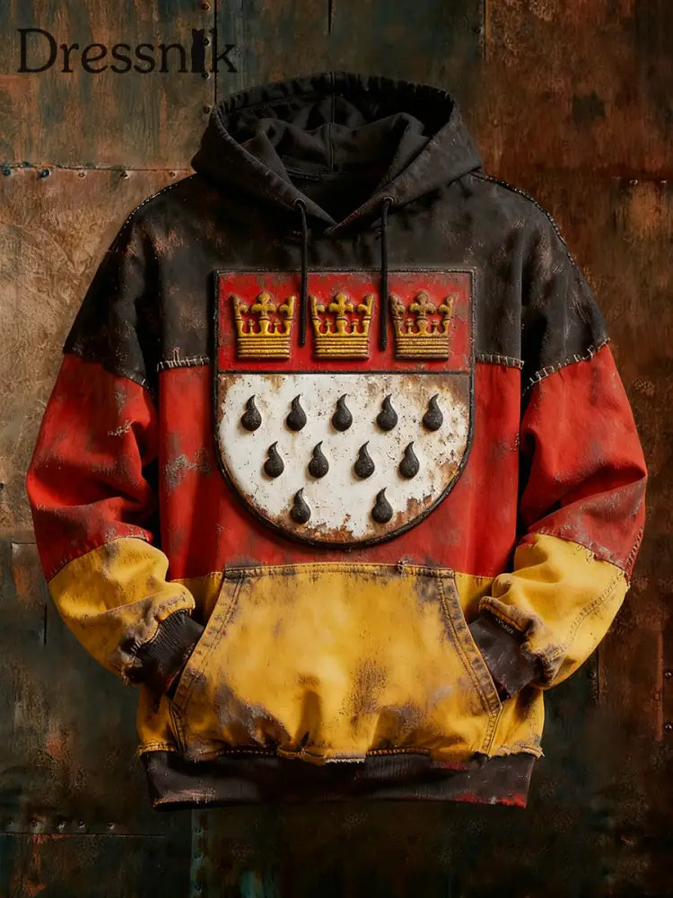 Herren Kölner Karneval Übergroßer Hoodie als bild / S