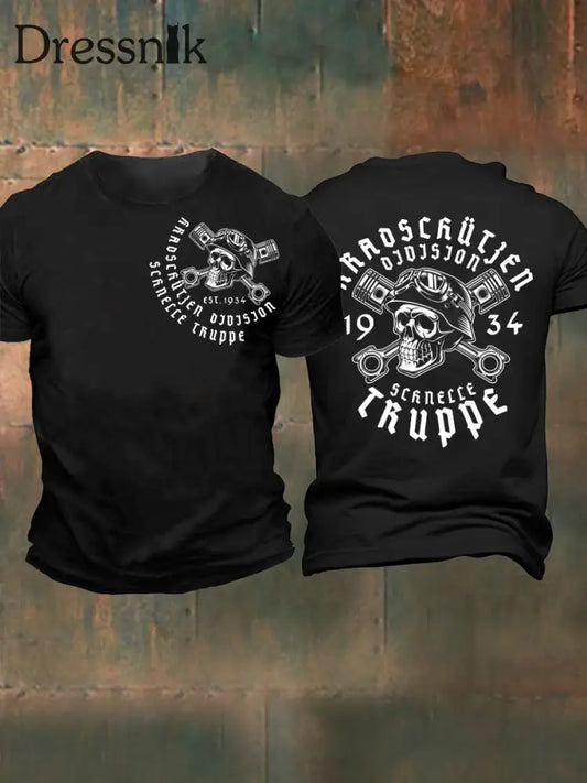 Herren Krad schützen Division T-Shirt mit kurzen Ärmeln Schwarz / S