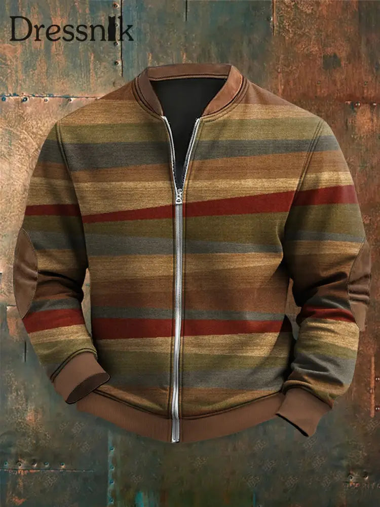 Herren Lässige bequeme Oberbekleidung mit langen Ärmeln als bild / S