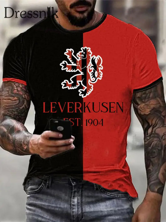 Herren Leverkusen Kurzarm-T-Shirt als bild / S