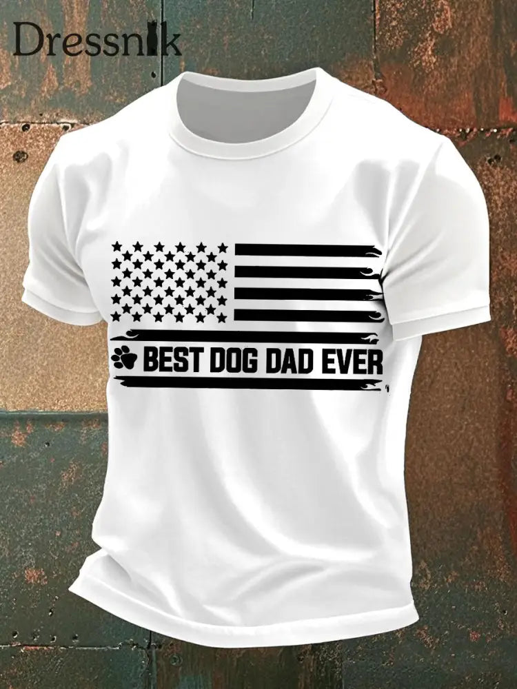 Herren Lustiges Vatertag T-Shirt weiß / S