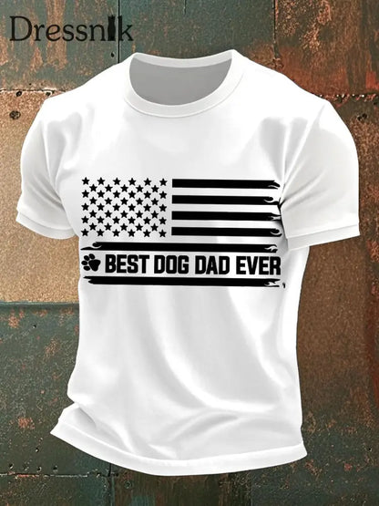 Herren Lustiges Vatertag T-Shirt weiß / S