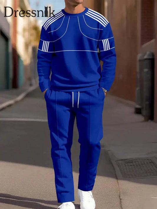 Herren Minimalist ische Eleganz Casual Business Daily Anzug Königsblau / S