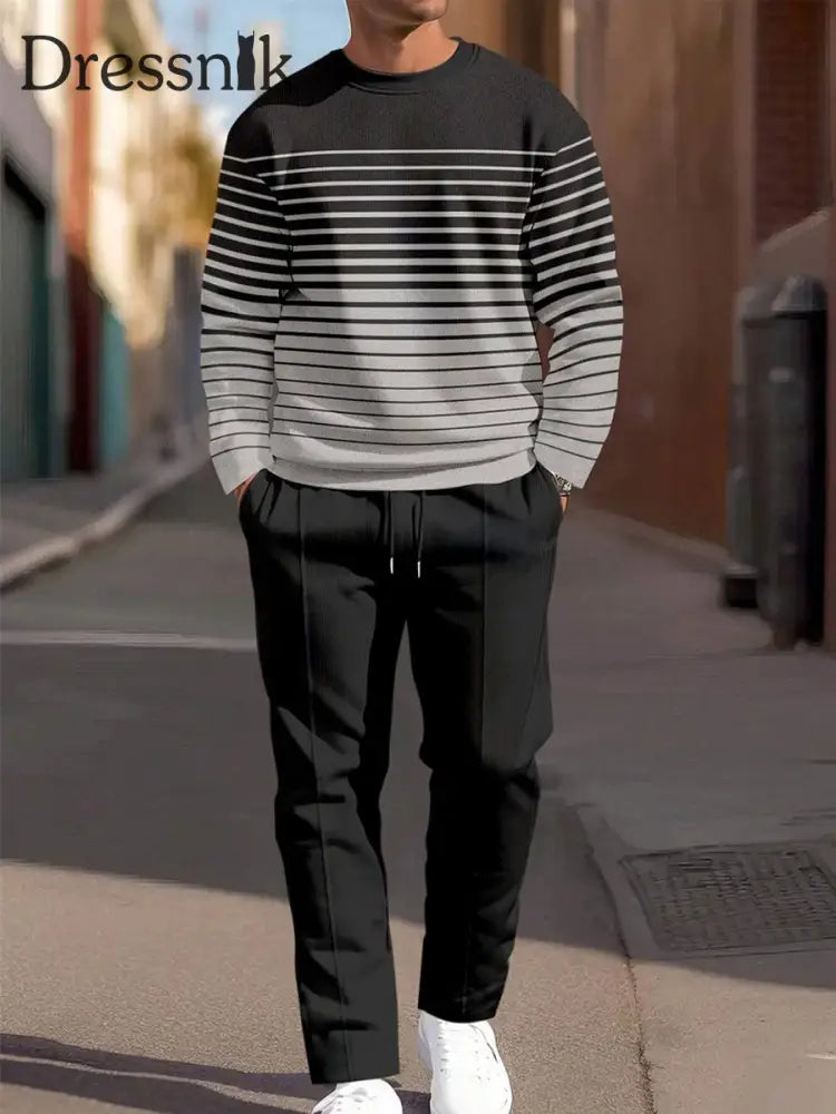 Herren Minimalist ische Eleganz Casual Business Daily Anzug Schwarz / S