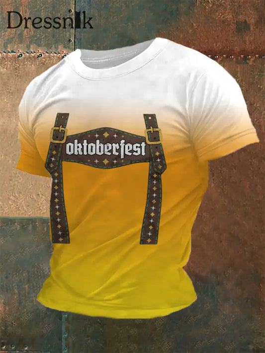 Herren Oktoberfest Print T-Shirt als bild / S