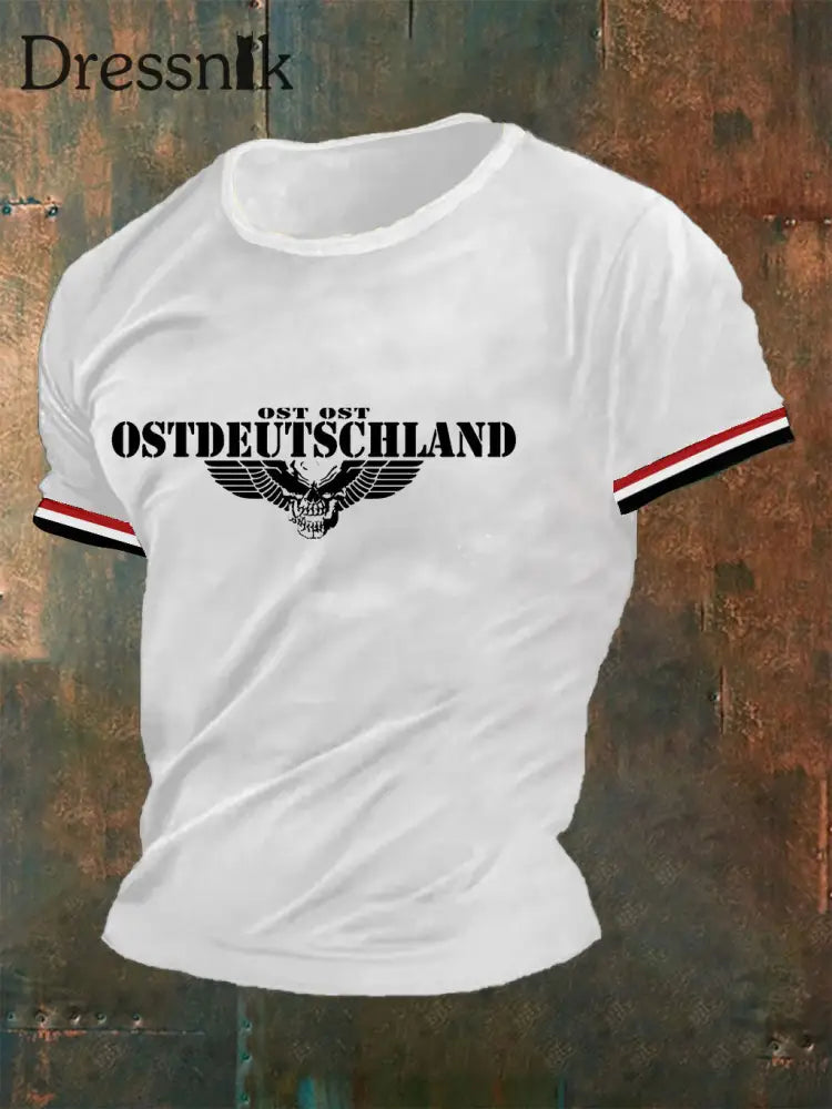 Herren Ost Ost Ost Ost Deutschland T-Shirt Weiß / S