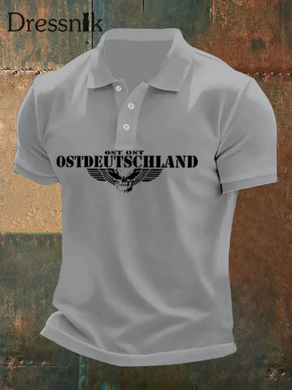 Herren Ostdeutschland - Skull Wing Drei-Knopf-Tweed-Oberteil Hellgrau / S