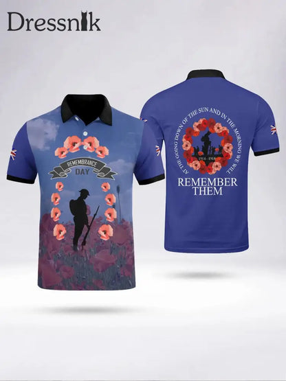 Herren-Polos hirt LEST WIR VERGESSEN Schwarz / S