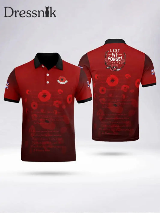 Herren-Polos hirt LEST WIR VERGESSEN Schwarz / S
