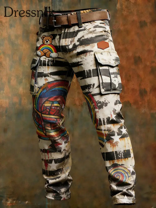 Herren Retro Business Style Freizeit hose A / S