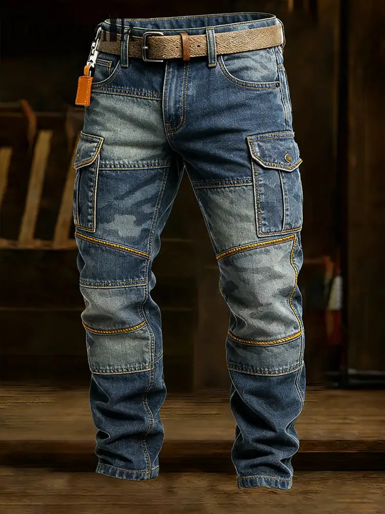 Herren Retro Business Style Freizeit hose A / S