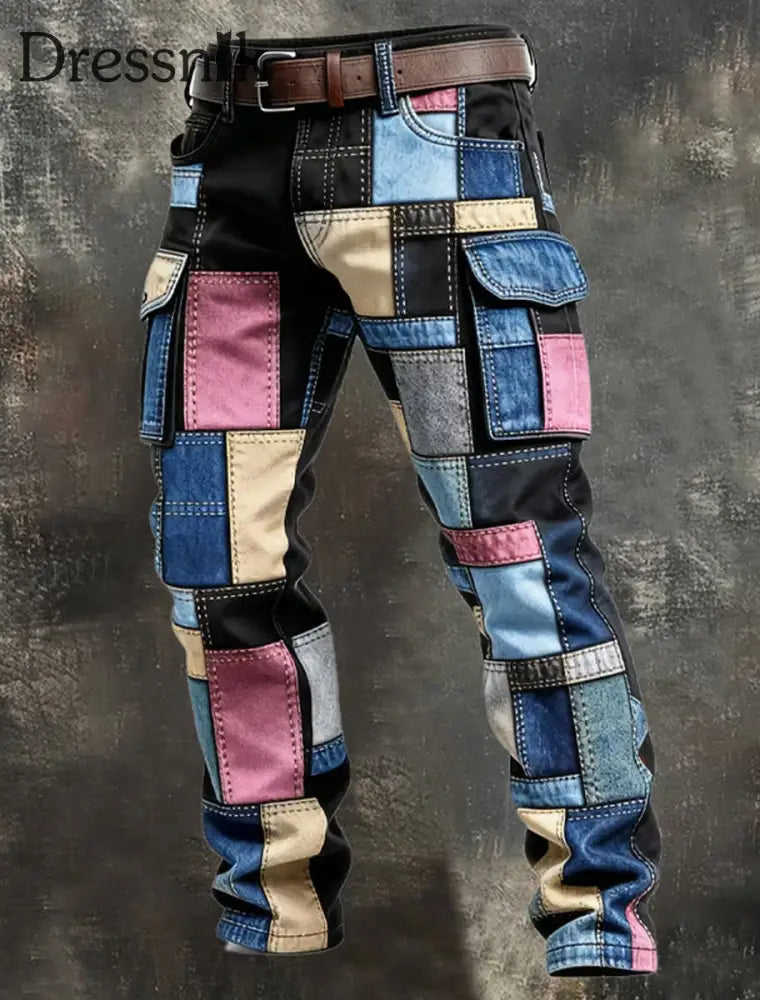 Herren Retro Business Style Freizeit hose A / S