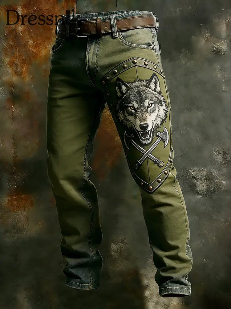 Herren Retro Business Style Freizeit hose A / S