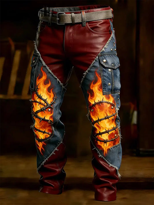 Herren Retro Business Style Freizeit hose A / S