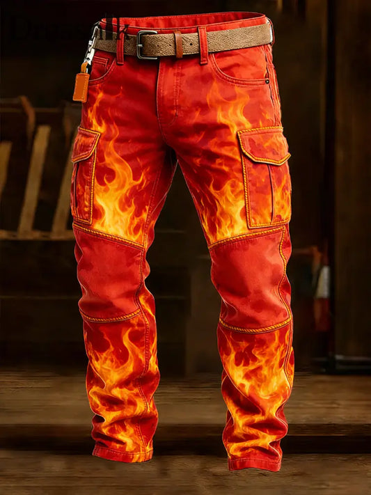 Herren Retro Business Style Freizeit hose A / S