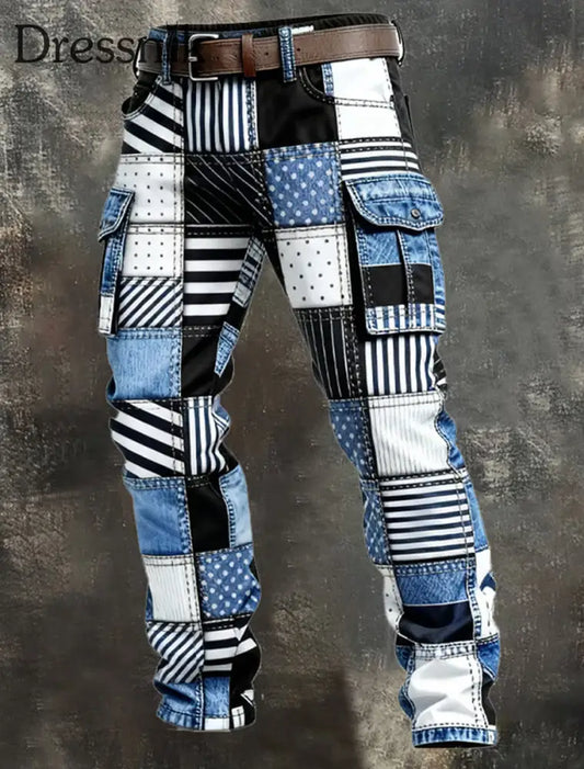 Herren Retro Business Style Freizeit hose A / S