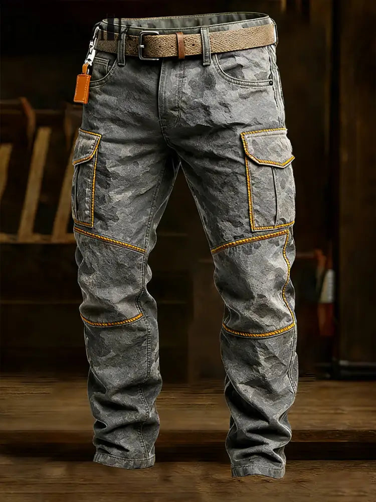 Herren Retro Business Style Freizeit hose A / S