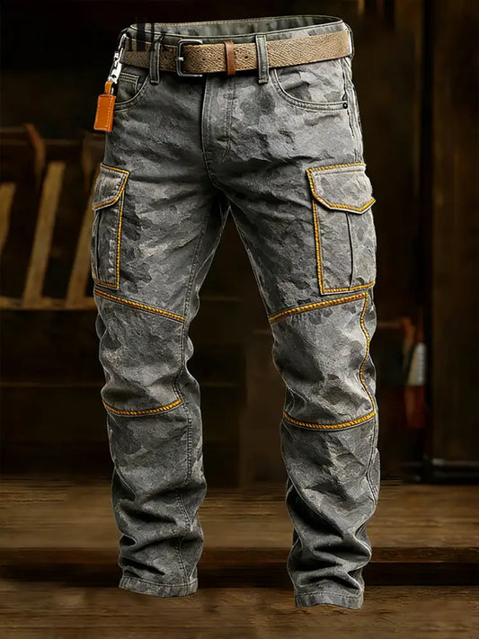 Herren Retro Business Style Freizeit hose A / S