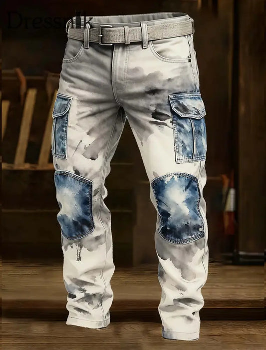 Herren Retro Business Style Freizeit hose A / S