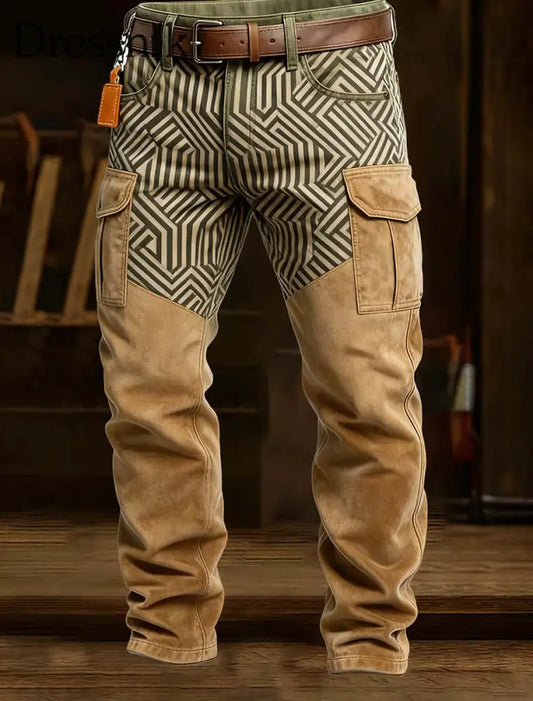 Herren Retro Business Style Freizeit hose A / S