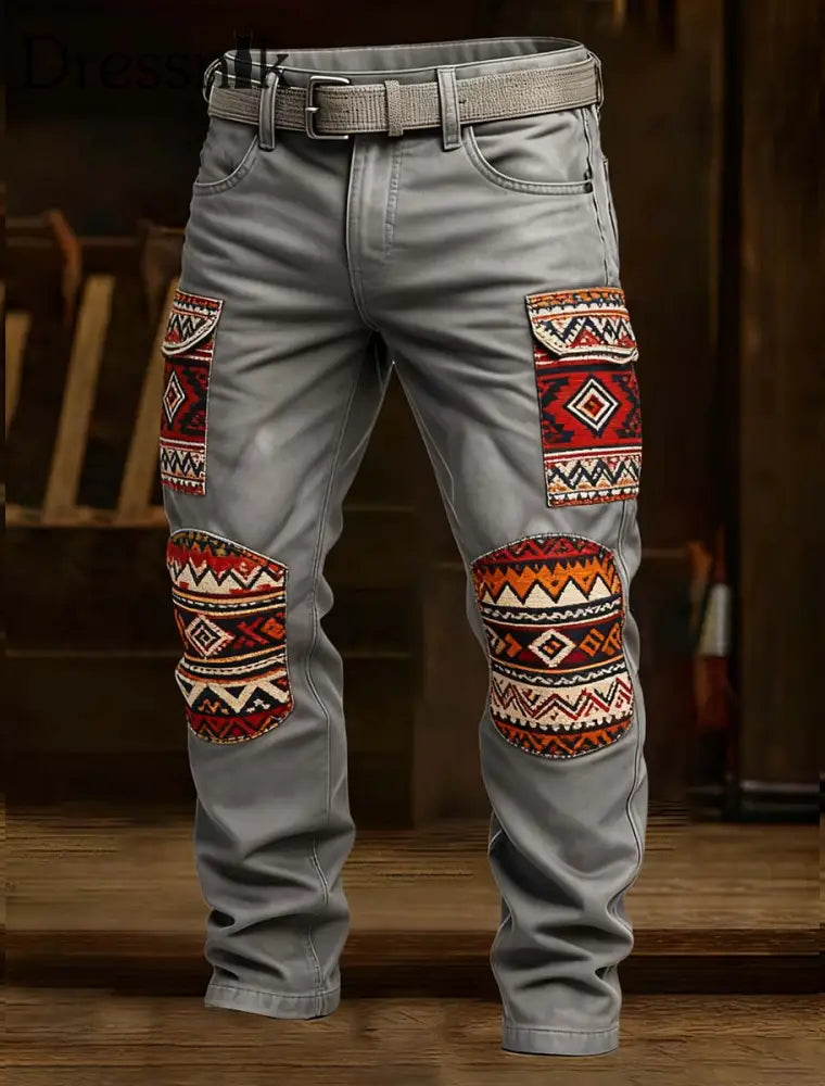 Herren Retro Business Style Freizeit hose A / S