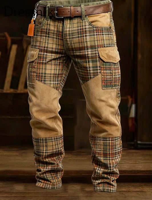 Herren Retro Business Style Freizeit hose A / S