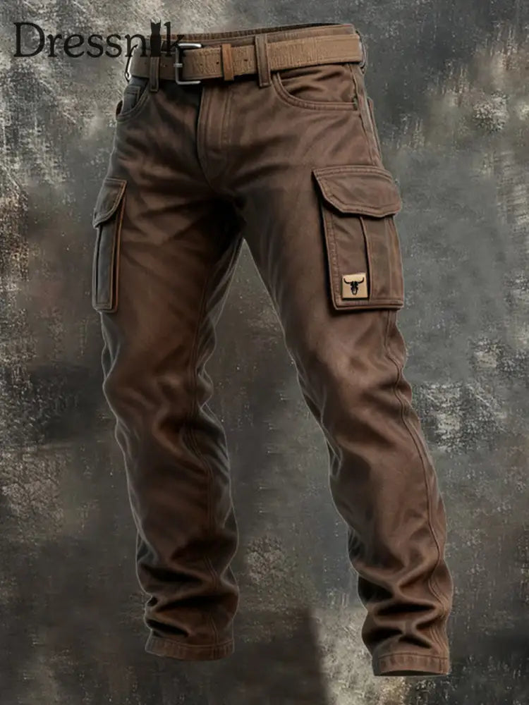 Herren Retro Business Style Freizeit hose A / S