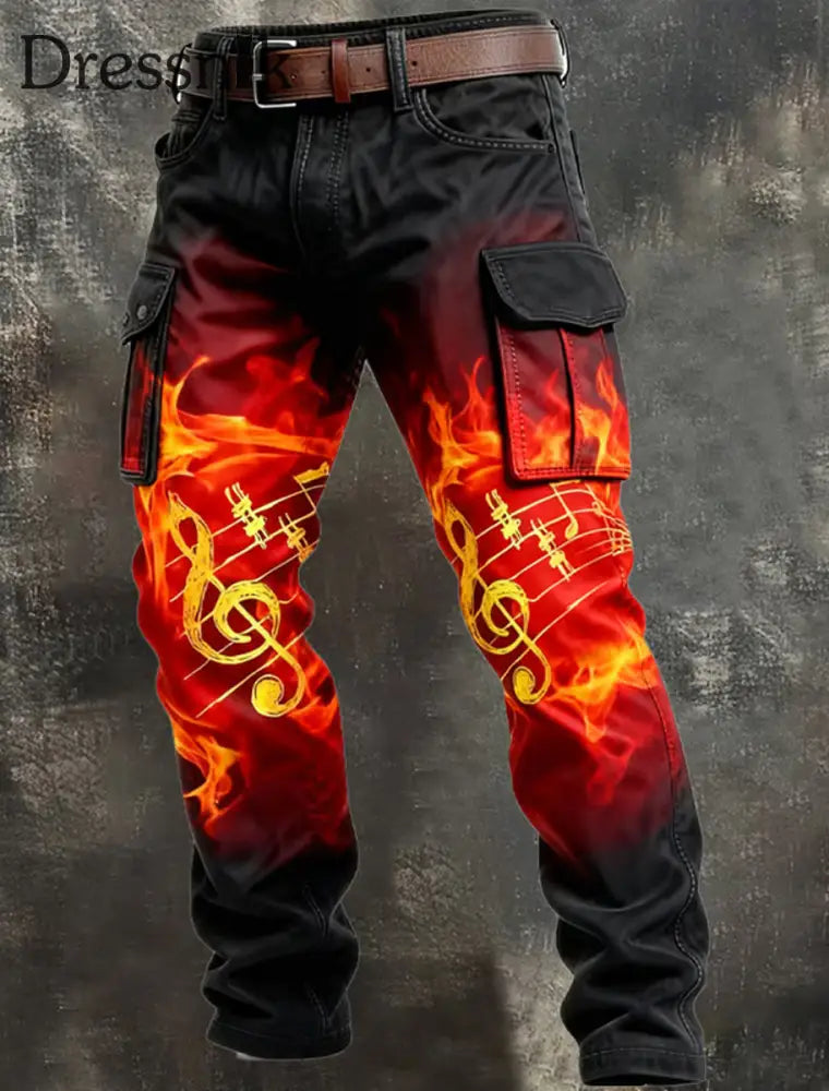 Herren Retro Business Style Freizeit hose A / S