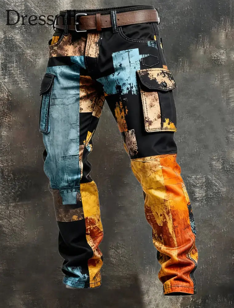 Herren Retro Business Style Freizeit hose A / S