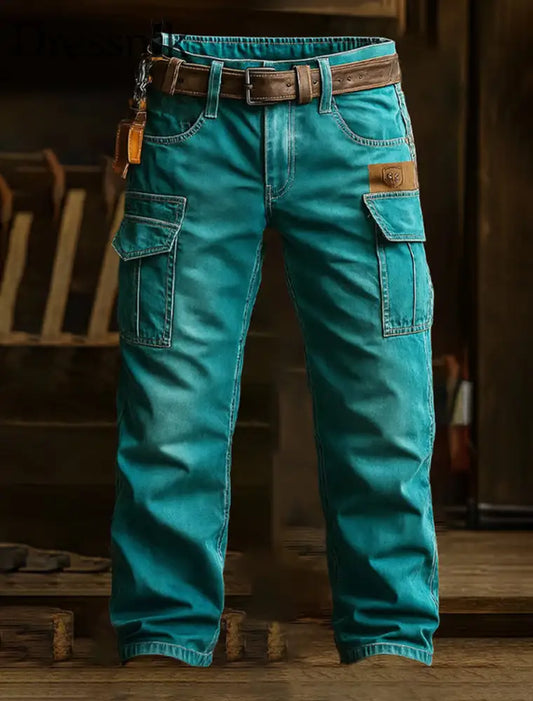 Herren Retro Business Style Freizeit hose A / S