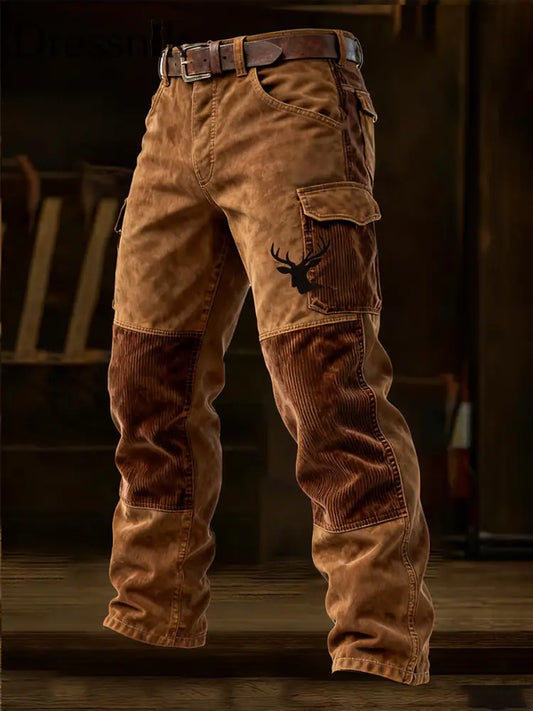 Herren Retro Business Style Freizeit hose A / S