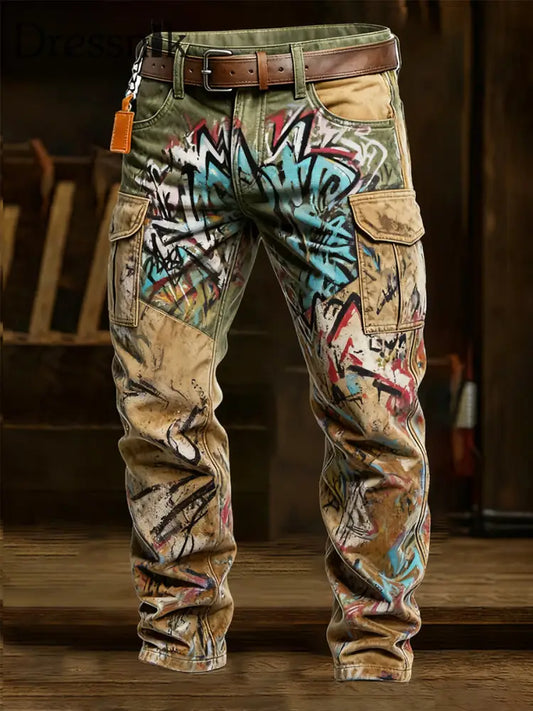 Herren Retro Business Style Freizeit hose A / S