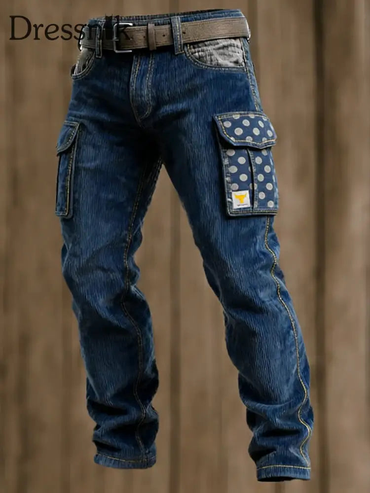 Herren Retro Business Style Freizeit hose A / S