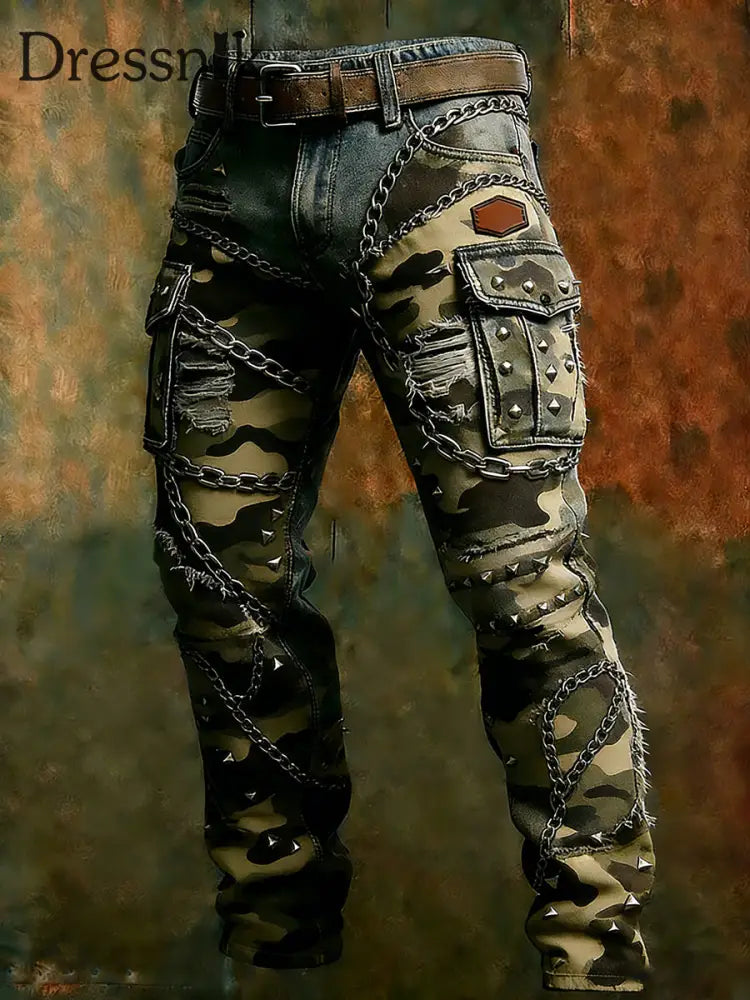 Herren Retro Business Style Freizeit hose A / S