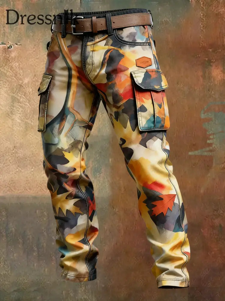 Herren Retro Business Style Freizeit hose A / S