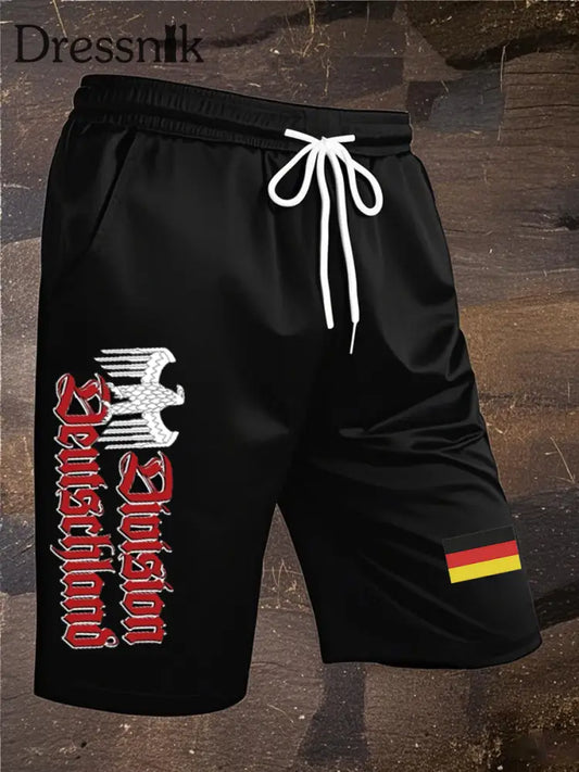 Herren Retro deutsche Kultur muster Freizeit shorts A / S