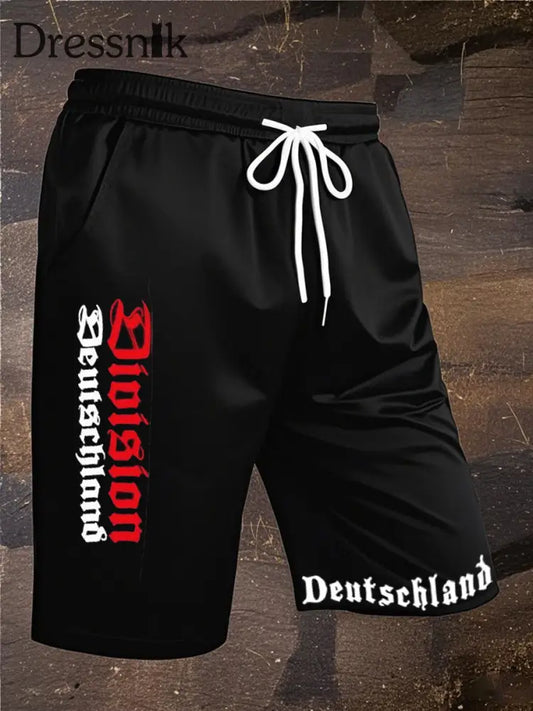 Herren Retro deutsche Kultur muster Freizeit shorts A / S