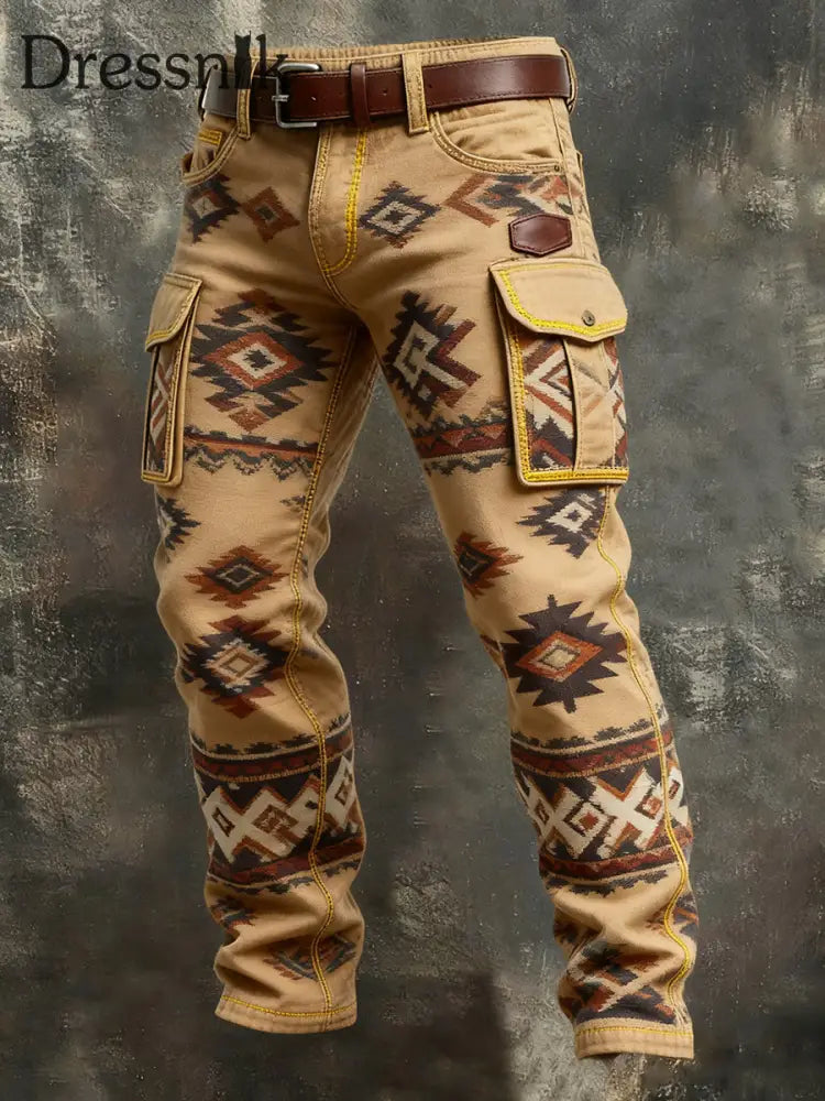 Herren Retro-Outdoor-Arbeits hosen als bild / S