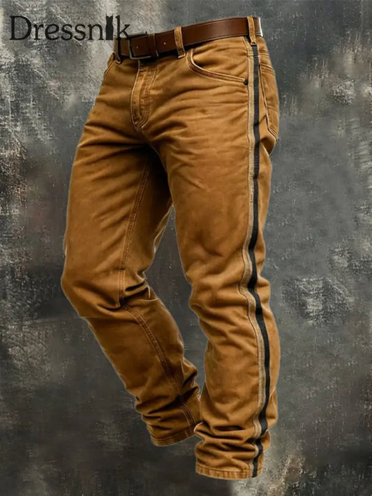 Herren Retro-Outdoor-Arbeits hosen als bild / S