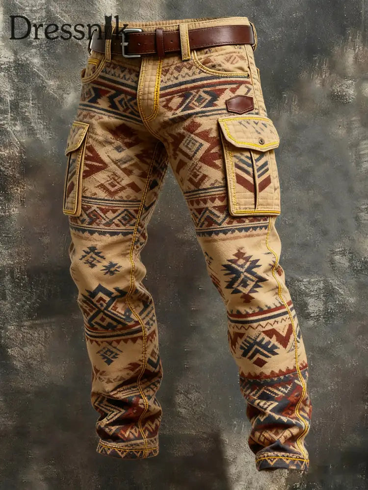 Herren Retro-Outdoor-Arbeits hosen als bild / S