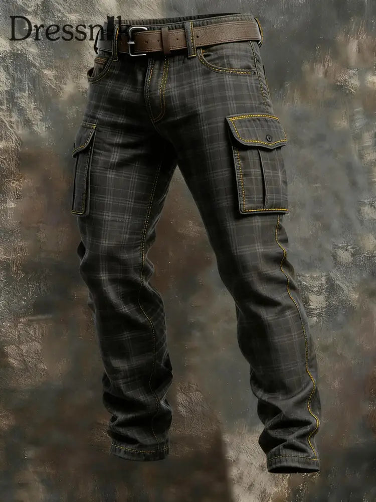 Herren Retro-Outdoor-Arbeits hosen als bild / S