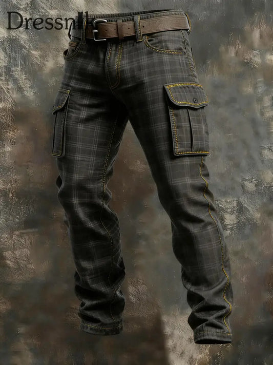 Herren Retro-Outdoor-Arbeits hosen als bild / S