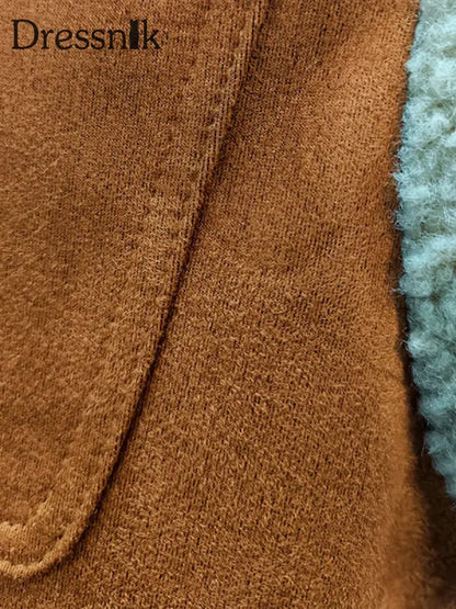 Herren Retro Patchwork lässig ärmellose Jacke