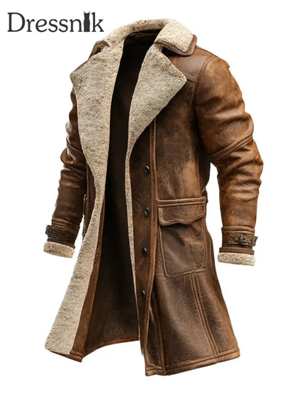 Herren Retro Plüsch Freizeit jacke