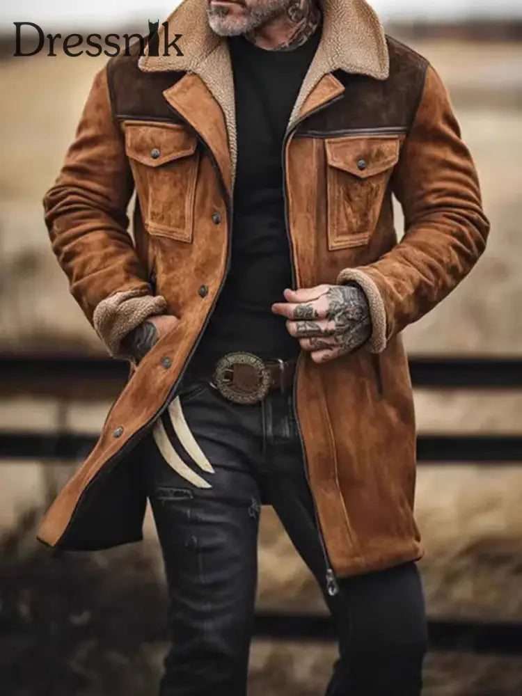 Herren Retro Tasche Reiß verschluss Jacke