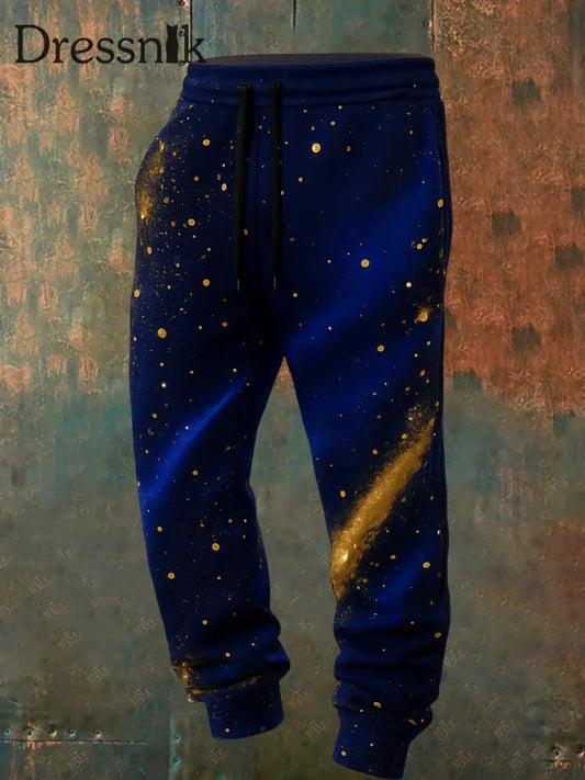 Herren Retro Urlaub Business Kunstdruck Freizeit Hose A / S