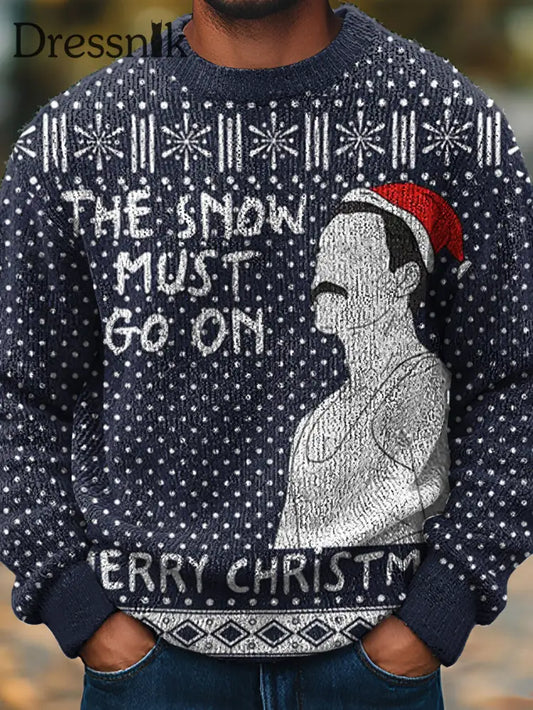 Herren Rock Band inspirierter Weihnachts pullover als bild / S