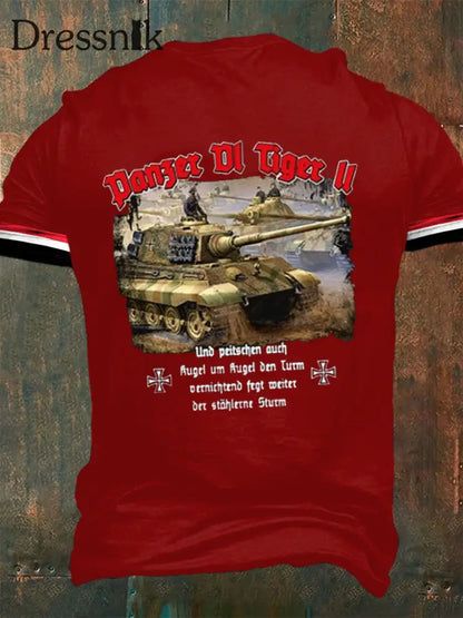 Herren Schwer Panzer Abteilung 503 Kurzarm T-Shirt